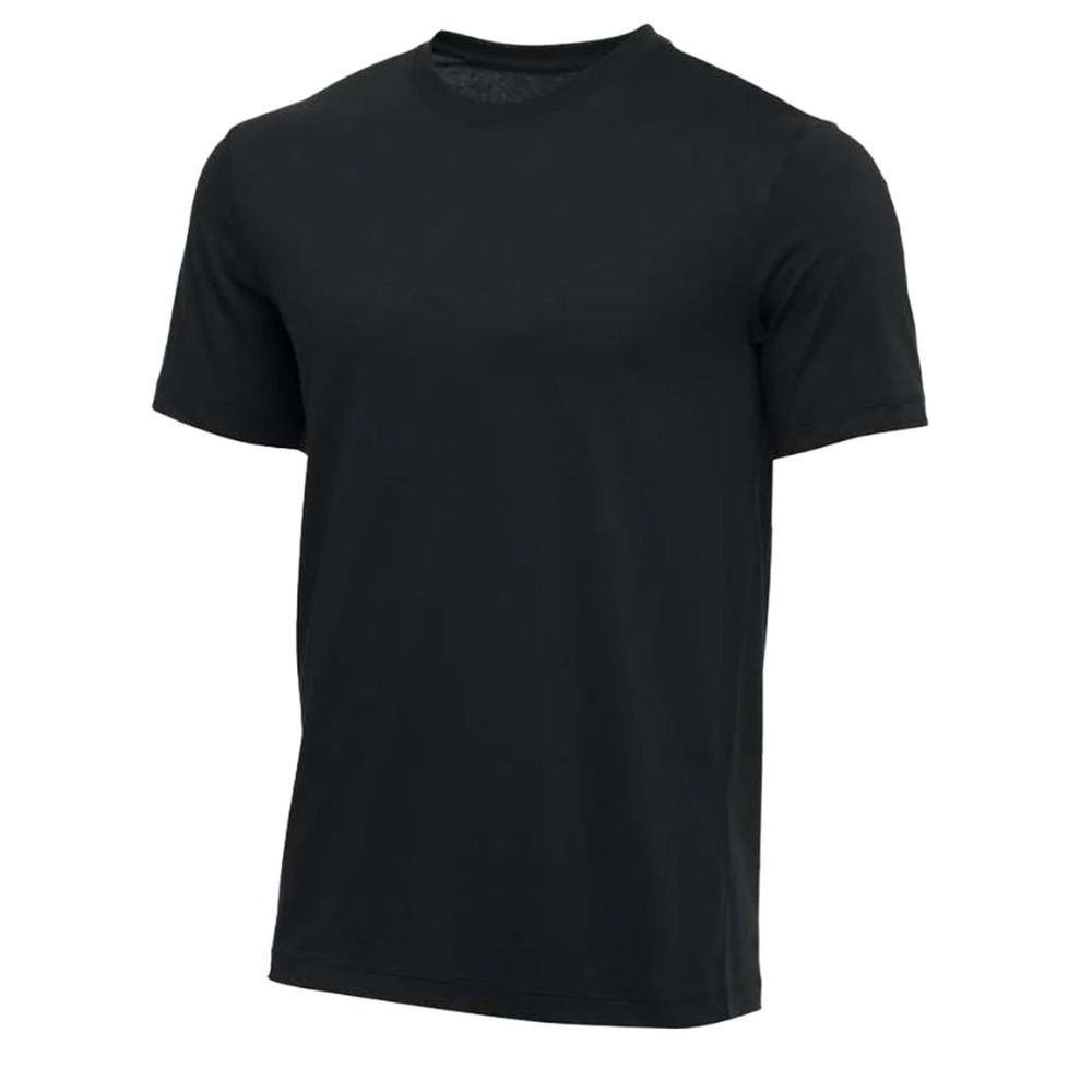 Nike Womens Training Tee Athletic Cut Black Medium Short Sleeve Crew Neck Shirt